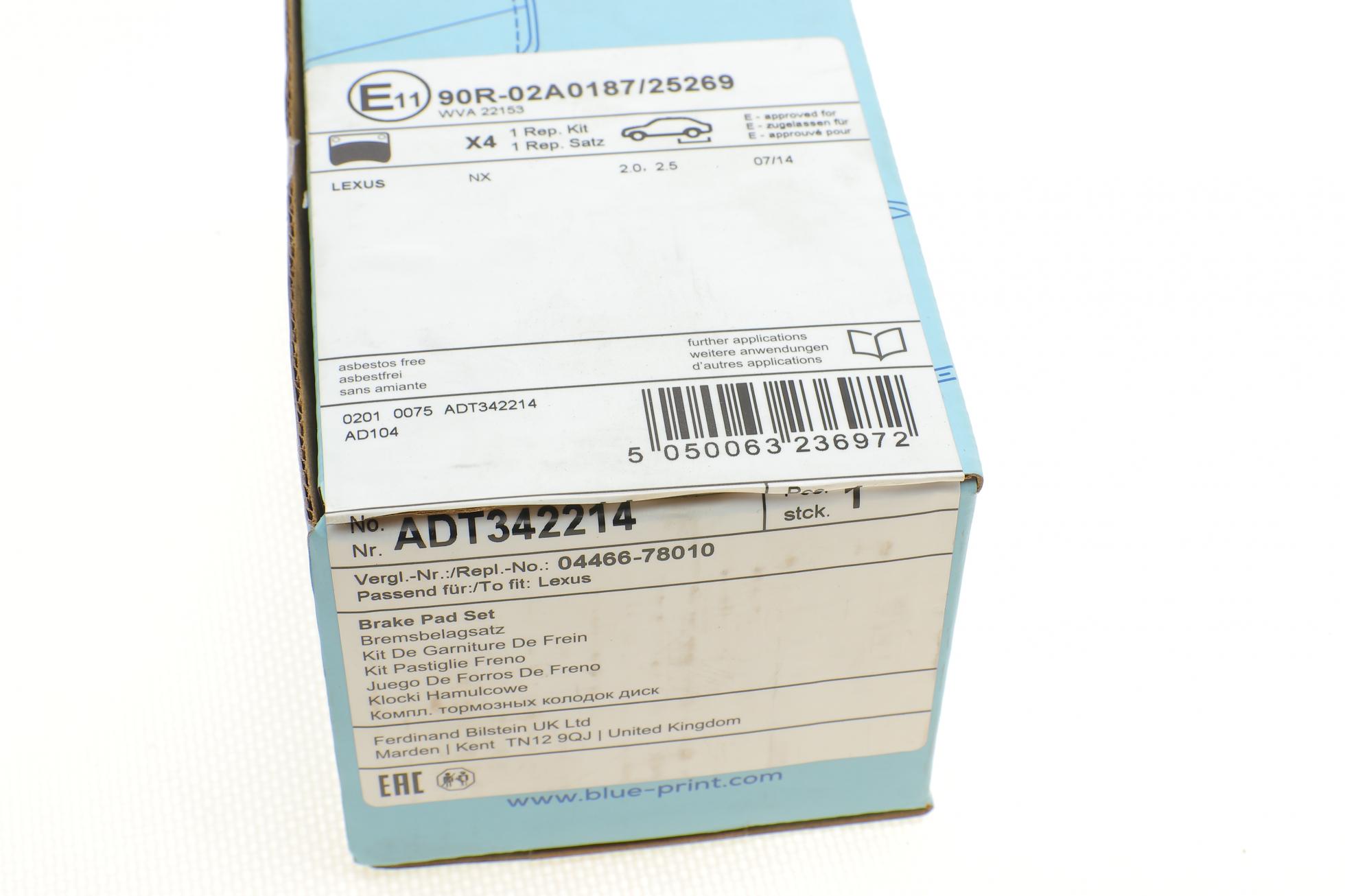ADT342214 BLUE PRINT